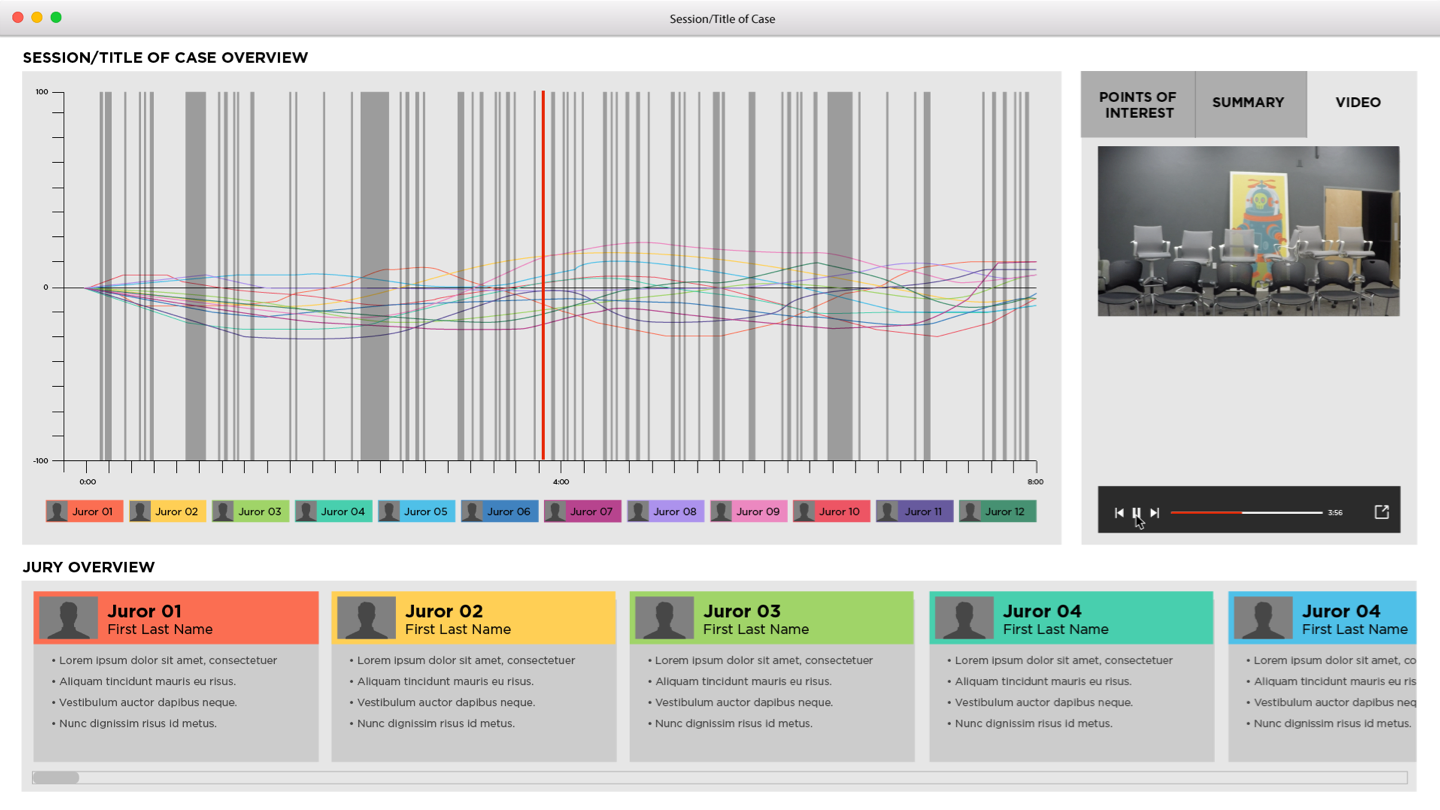 Analyze screen UI, video tab open
