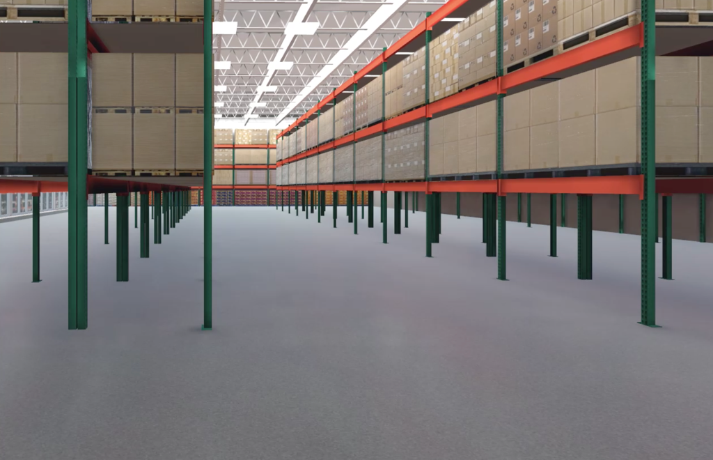 VR Retail Environment of club store