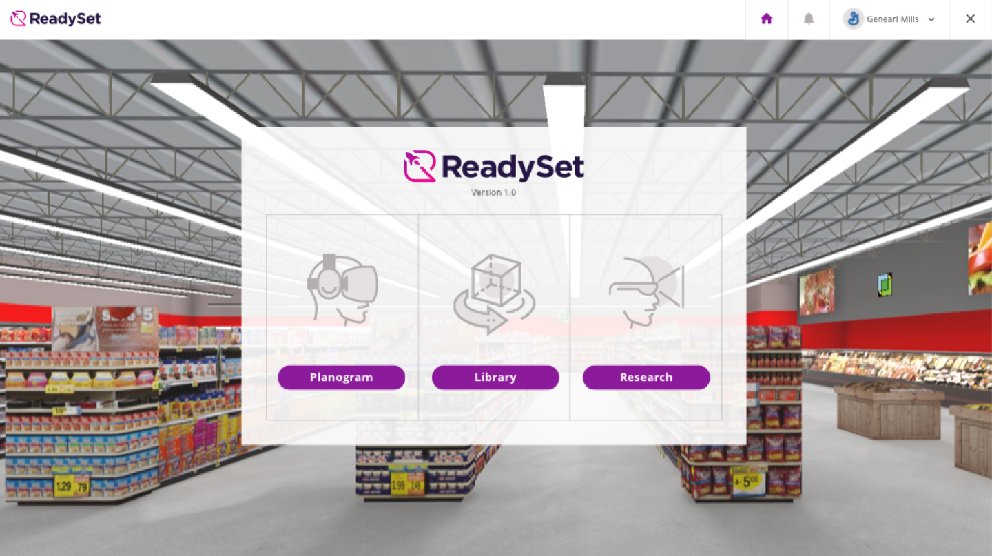 UI with ReadySet bradning