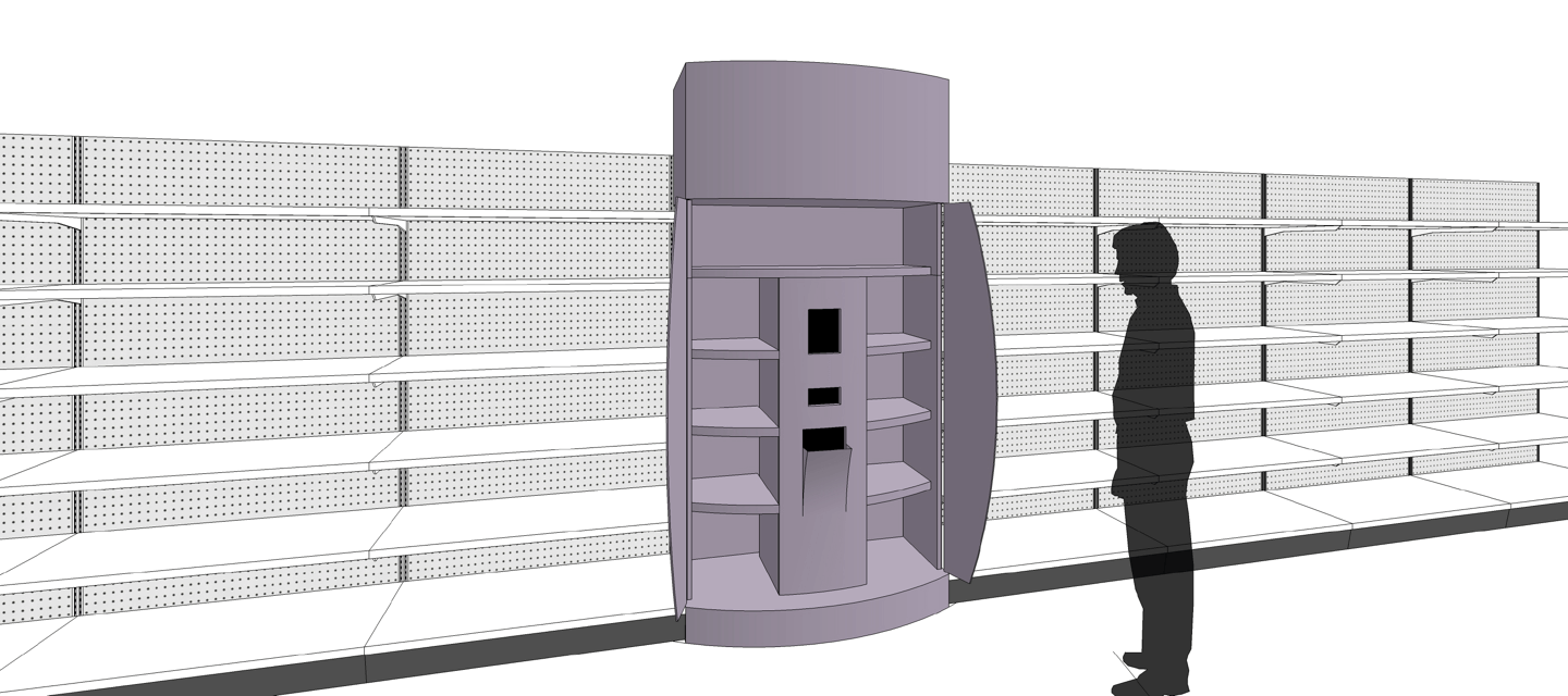 Smile Sampler Architectural Design Render Angle View