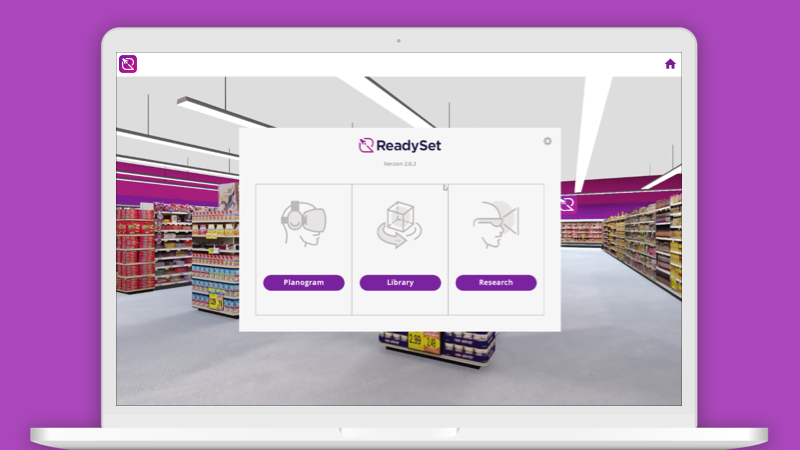 ReadySet UI on laptop
